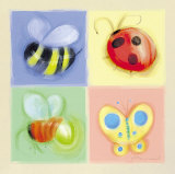Four Bug Panel Pósters por Anthony Morrow Four Bug Panel Pósters por Anthony Morrow