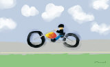 Chopper Print by Anthony Morrow