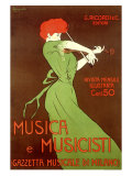 Musica e Musicisti Giclee Print by Leonetto Cappiello Musica e Musicisti Giclee Print by Leonetto Cappiello