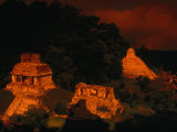 Sunrise Over Ruins, Palenque, Chiapas, Mexico Photographic Print by Jon Davison