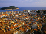 Historic Town on Southern Dalmatian Coast, Dubrovnik, Croatia Lámina fotográfica por Jon Davison