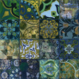 Cobalt Mosaic I Kunstdrucke von John Douglas