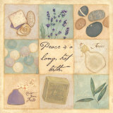 Peace is a Long Hot Bath Poster par Stephanie Marrott