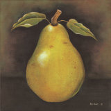 Green Pear Prints by Kim Lewis