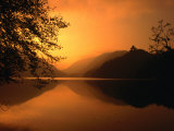 Sunset Reflecting on the Alpsee, Bavaria, Germany Photographic Print by Thomas Winz