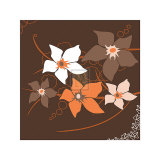 Orange Flower I Prints by Emily Burrowes