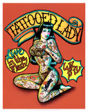 Tattooed Lately Prints by Kirsten Easthope