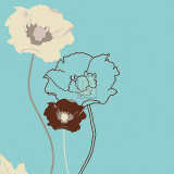 Golden Poppy III Affiches par Kate Knight