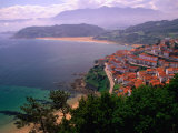 Port Town of Lastres on Costa Verde, Asturias, Spain Photographic Print by Stephen Saks