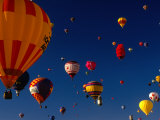 Mass Ascension at Balloon Fiesta, Albuquerque, New Mexico, USA Photographic Print by Ralph Lee Hopkins