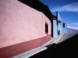 Colourful Buildings in Street, Real Del Monte, Mexico Photographic Print by Jeffrey Becom
