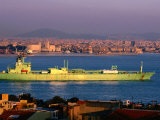Oil Tanker at Golden Horn on Bosphorous, Istanbul, Turkey Photographic Print by John Elk III