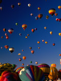 Mass Ascension at the Balloon Fiesta, Albuquerque, New Mexico, USA Fotografie-Druck von Ralph Lee Hopkins