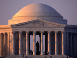Thomas Jefferson Memorial Inspired by the Pantheon in Rome, Washington DC, USA Photographie par Greg Gawlowski