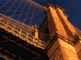 Brooklyn Bridge on Lower Manhattan, New York City, New York, USA Lámina fotográfica por Angus Oborn Brooklyn Bridge on Lower Manhattan, New York City, New York, USA Lámina fotográfica por Angus Oborn