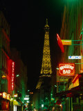 Eiffel Tower from Rue St. Dominique at Night Paris, France Photographic Print by John Hay Eiffel Tower from Rue St. Dominique at Night Paris, France Photographic Print by John Hay