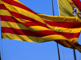Catalan Flag, Barcelona, Spain Photographie par Neil Setchfield