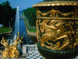 Grand Cascade of Peterhof, St. Petersburg, St. Petersburg, Russia Photographic Print by Jeff Greenberg