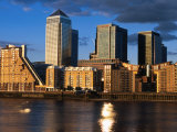 Canary Wharf Tower Development, London, England Fotografie-Druck von Neil Setchfield