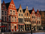 Buildings of Markt Place, Bruges, Belgium Photographic Print by Jean-Bernard Carillet