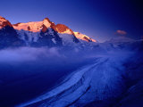 Grossglockner Rising Above Pasterze Glacier, Hohe Tauren National Park, Salzburg Province, Austria Photographic Print by Gareth McCormack