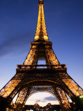 The Eiffel Tower at Dusk, Paris, France Photographic Print by Glenn Beanland