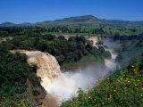 Blue Nile Falls or Tis Abay (Smoke of the Nile), Blue Nile Falls, Amhara, Ethiopia Fotografie-Druck von Ariadne Van Zandbergen