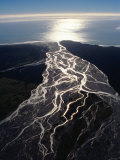 Mouth of Waiko River, New Zealand Photographic Print by David Wall Mouth of Waiko River, New Zealand Photographic Print by David Wall