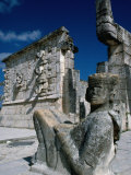 Mayan Ruins at Chichen Itza Site, Chichen Itza, Yucatan, Mexico Valokuvavedos tekijänä Eric Wheater