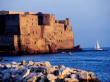 Castel Dell'Ovo, Naples, Italy Photographic Print by Jean-Bernard Carillet