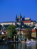 Old Town and Hradcany Castle, Prague, Central Bohemia, Czech Republic Photographic Print by Jan Stromme