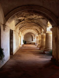 Inner Courtyard of the 16th Century Capuchinas Church and Monastery,Sacatepequez, Guatemala Photographic Print by Greg Johnston