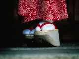 Traditional Geta (Wooden Sandals), Kyoto, Kinki, Japan, Photographic Print by Frank Carter
