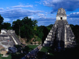 Temple of the Grand Jaguar on the Great Plaza, Tikal, Guatemala Photographic Print by Richard I'Anson