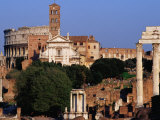 Roman Forum and Colosseum Rome, Italy Fotografisk trykk av Glenn Beanland Roman Forum and Colosseum Rome, Italy Fotografisk trykk av Glenn Beanland