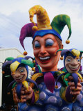 Float in Rex Parade at Mardi Gras, New Orleans, USA Fotografie-Druck von Witold Skrypczak