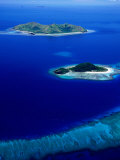 Aerial of Matamanoa Island Resort, Matamanoa, Fiji Photographic Print by David Wall