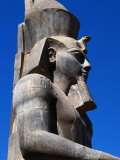 Colossi to Thutmose II at Temple of Luxor, Luxor, Egypt Photographie par Wayne Walton