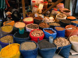 Vendor and Spice Stall, Ta'Izz, Ta'Izz, Yemen Fotografie-Druck von Eric Wheater