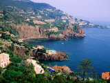 Cote D'Azur Near Nice, Nice, France Photographic Print by Christer Fredriksson