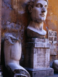 Bust of Constantine the Great (Also Known as Constantine the 1St) in Museum Capitoline, Rome, Italy Photographic Print by Christopher Groenhout