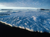 Fast-Ice And Sea-Ice Attached To The Antarctic Continent, Antarctica Lámina fotográfica por Jonathan Chester