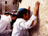 James Marshall - Worshippers at Wailing Wall, Jerusalem, Israel - Fotografik Baskı James Marshall - Worshippers at Wailing Wall, Jerusalem, Israel - Fotografik Baskı