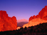 Garden of the Gods with Gateway Rocks in Distance, Colorado Springs, USA Photographic Print by Witold Skrypczak