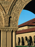 Detail of Arch in Memorial Court at Stanford University, California, USA Photographie par Stephen Saks