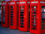 Old-Fashioned Phone-Boxes Can Still Be Seen in London, England Photographic Print by Doug McKinlay