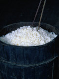 Rice in a Wooden Barrel, Guangxi, China Photographic Print by Keren Su