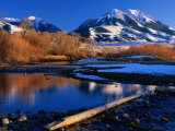 Emigrant Peak in the Absaroka Ranges, Paradise Valley, Montana, USA Lámina fotográfica por Carol Polich