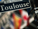Toulouse Street Sign New Orleans, Louisiana, USA Photographic Print by John Hay