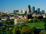 Penn Valley Park with City Buildings Behind, Kansas City, USA Photographic Print by Richard Cummins